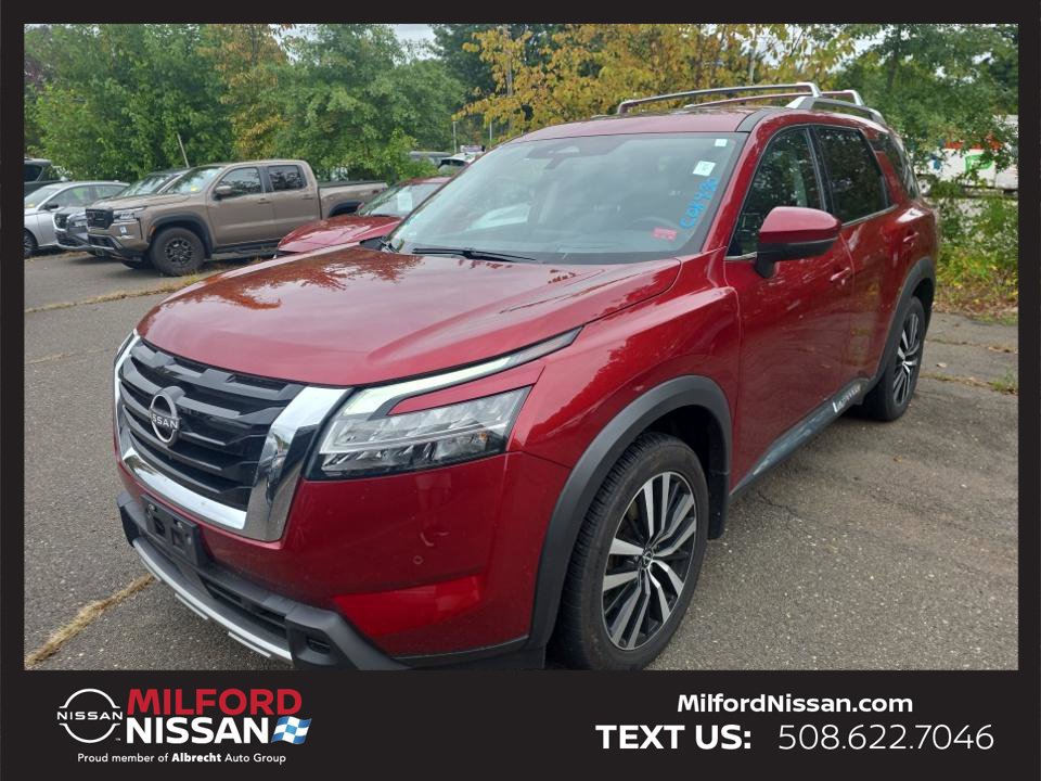 Certified 2023 Nissan Pathfinder Platinum w/ Cargo Package AWD/4WD image 1