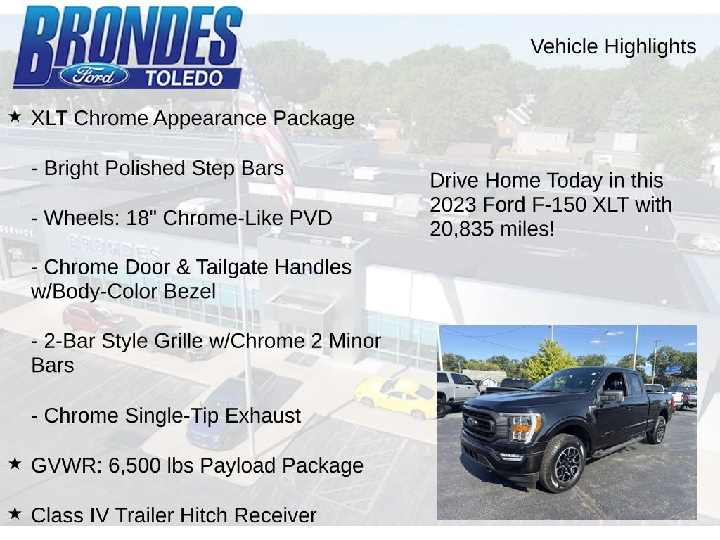 Used 2023 Ford F150 XLT w/ Equipment Group 302A High AWD/4WD image 27