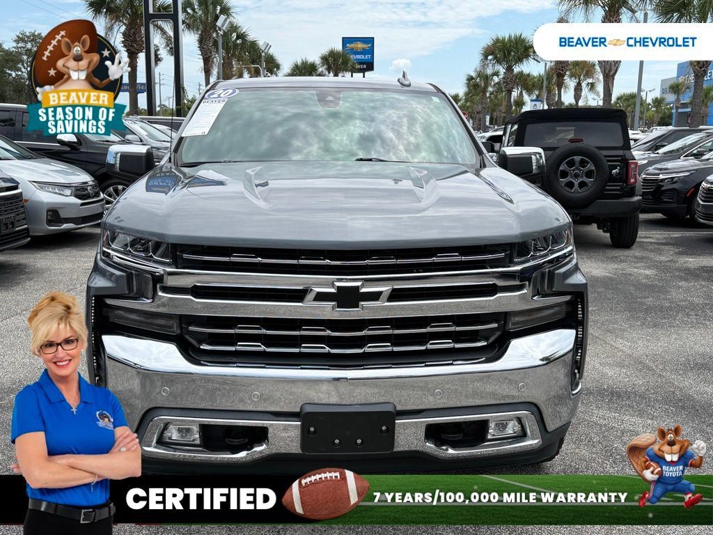 Used 2020 Chevrolet Silverado 1500 LTZ w/ LTZ Plus Package AWD/4WD image 3