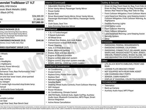 Used 2023 Chevrolet TrailBlazer LT w/ Convenience Package image 35