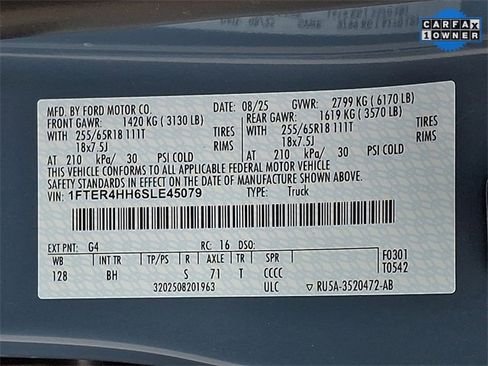 Used 2025 Ford Ranger XLT w/ Black Appearance Package image 25