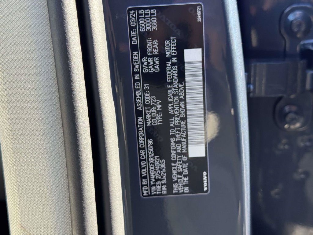 Certified 2024 Volvo XC90 T8 Ultimate w/ Protection Package AWD/4WD image 31