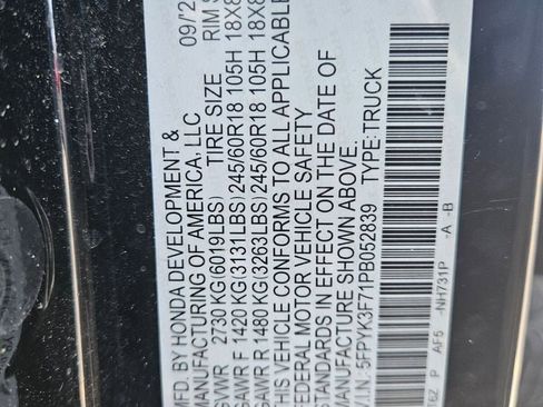 Used 2023 Honda Ridgeline RTL-E image 30