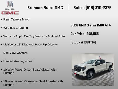 New 2026 GMC Sierra 1500 AT4 w/ AT4 Premium Package AWD/4WD image 24