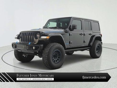 Used 2021 Jeep Wrangler Unlimited Rubicon 4xe w/ Steel Bumper Group AWD/4WD image 1