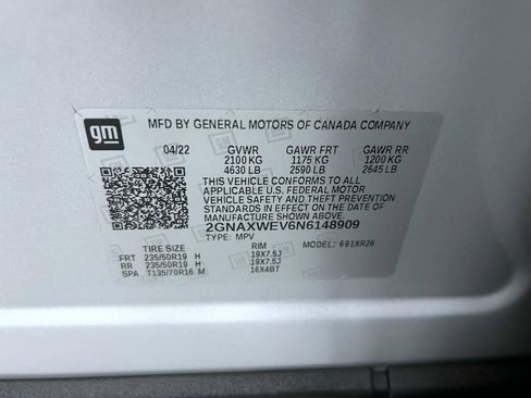 Used 2022 Chevrolet Equinox RS w/ Infotainment Package image 25