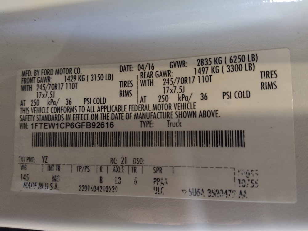 Used 2016 Ford F150 XLT RWD image 33