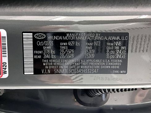 Used 2024 Hyundai Tucson Limited FWD image 35