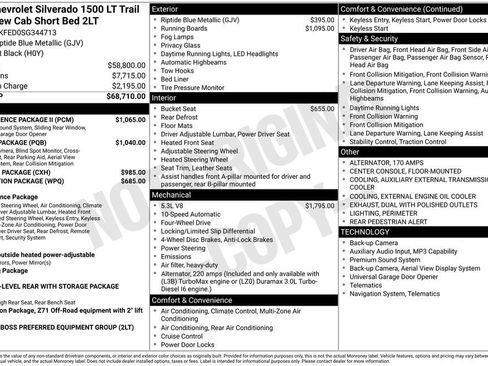 Used 2025 Chevrolet Silverado 1500 LT Trail Boss w/ Convenience Package II image 7