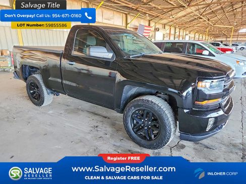 Used 2016 Chevrolet Silverado 1500 W/T w/ Black Out Edition AWD/4WD image 5