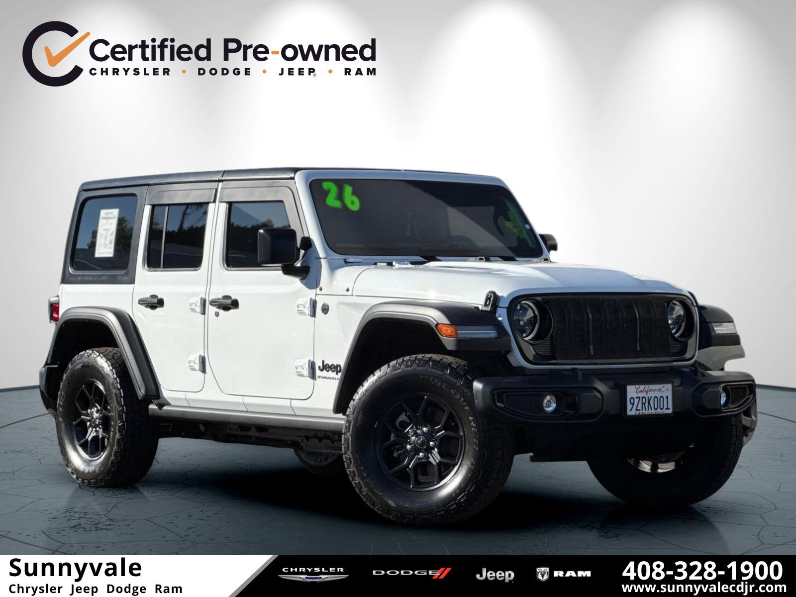 Used 2026 Jeep Wrangler Unlimited Sport AWD/4WD image 1