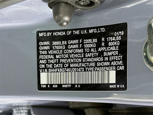 Used 2019 Honda Civic Type R image 31