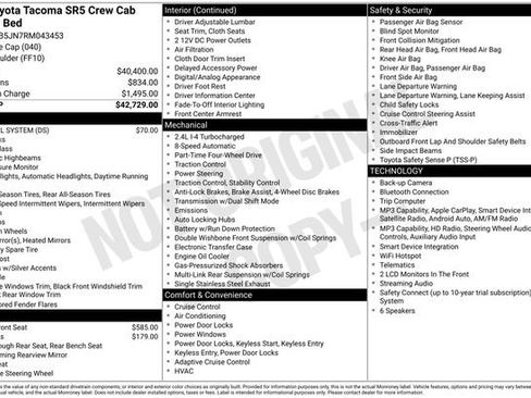 Used 2024 Toyota Tacoma SR5 AWD/4WD image 24