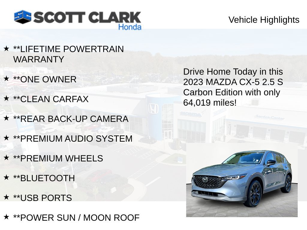 Used 2023 MAZDA CX-5 Carbon Edition AWD/4WD image 11