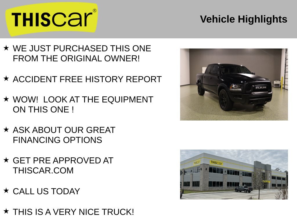Used 2019 RAM 1500 Warlock w/ Electronics Group RWD image 12