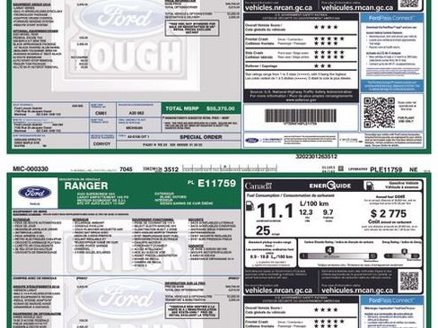 Used 2023 Ford Ranger Lariat w/ Equipment Group 501A High image 7