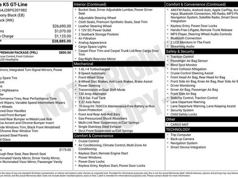 Used 2023 Kia K5 GT-Line w/ GT-Line Premium Package image 3