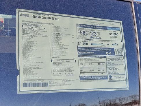 New 2024 Jeep Grand Cherokee Limited 4xe w/ Luxury Tech Group II AWD/4WD image 17