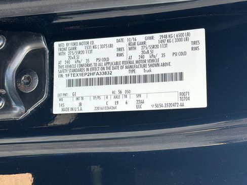 Used 2017 Ford F150 XLT w/ Equipment Group 302A Luxury AWD/4WD image 12