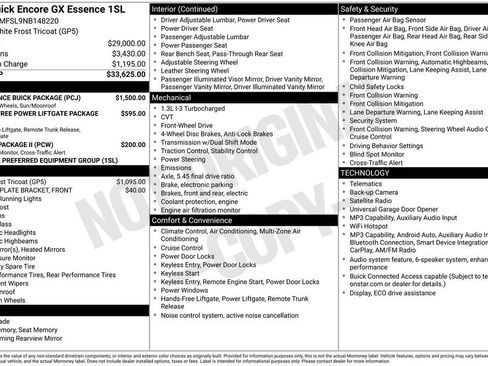Used 2022 Buick Encore GX Essence w/ Experience Buick Package FWD image 65
