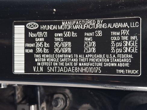 Certified 2022 Hyundai Santa Cruz SE image 27