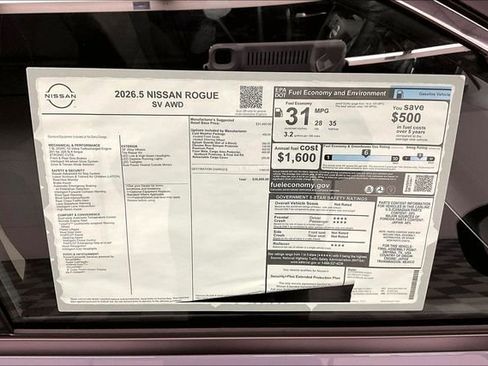 New 2026 Nissan Rogue SV image 39