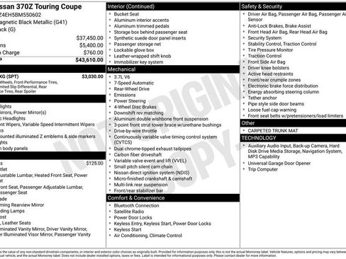 Used 2011 Nissan 370Z Touring w/ Sport Pkg image 17