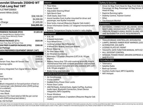 Used 2021 Chevrolet Silverado 2500 W/T w/ WT Convenience Package image 20