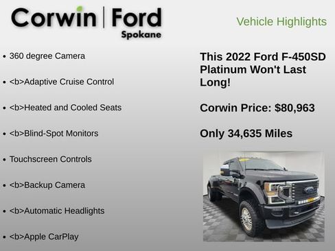 Used 2022 Ford F450 Platinum image 6