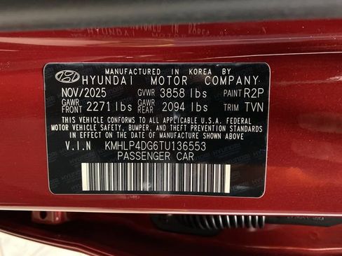 New 2026 Hyundai Elantra Limited image 36