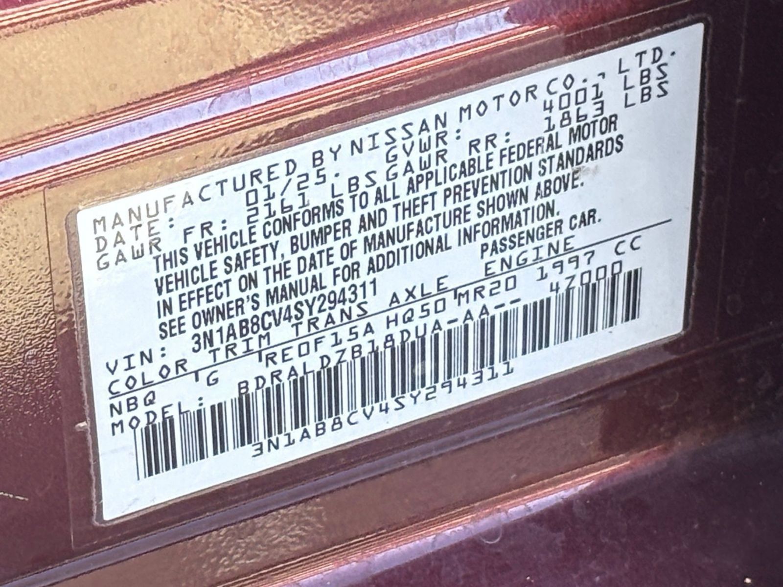 Used 2025 Nissan Sentra SV FWD image 28