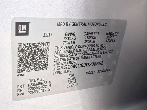 Used 2018 GMC Yukon XL SLT w/ Premium Edition RWD image 20