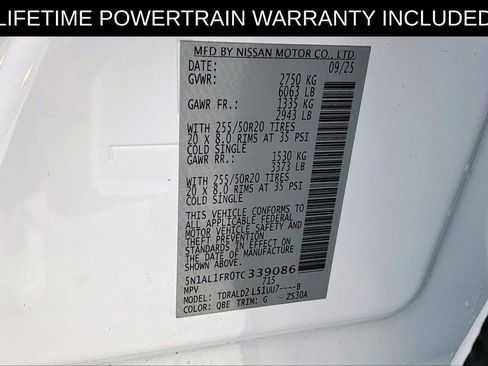 Certified 2026 INFINITI QX60 Luxe w/ Cargo Package FWD image 43