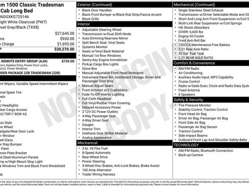 Used 2019 RAM 1500 Tradesman w/ Power & Remote Entry Group image 4
