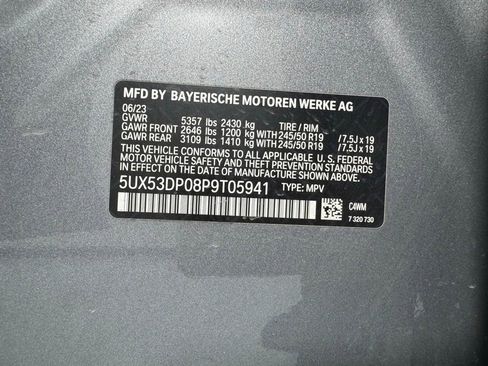 Certified 2023 BMW X3 xDrive30i w/ Premium Package AWD/4WD image 11