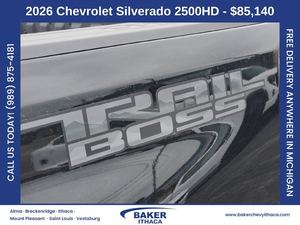 New 2026 Chevrolet Silverado 2500 LTZ w/ Trail Boss Package AWD/4WD image 7