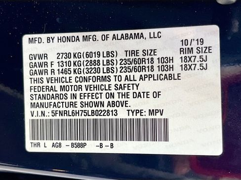 Used 2020 Honda Odyssey EX-L image 33