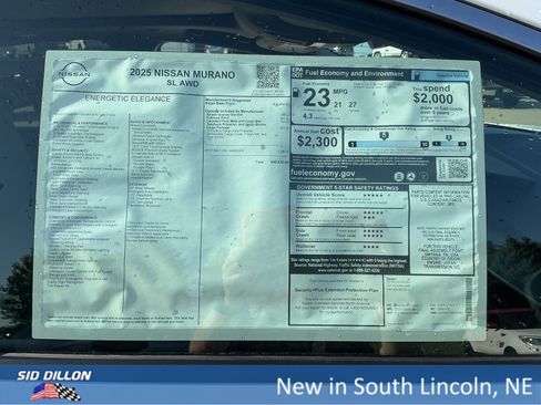 New 2025 Nissan Murano SL w/ Cargo Package image 13