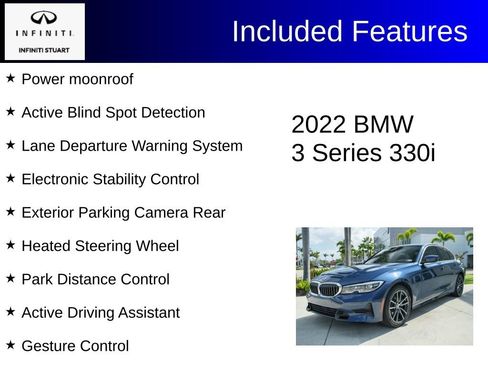 Used 2022 BMW 330i Sedan w/ Premium Package image 3