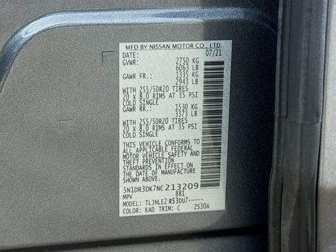 Used 2022 Nissan Pathfinder Platinum w/ Cargo Package AWD/4WD image 42