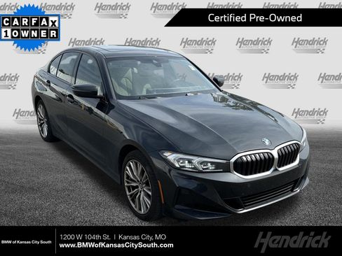 Certified 2023 BMW 330i xDrive Sedan w/ Premium Package AWD/4WD image 1