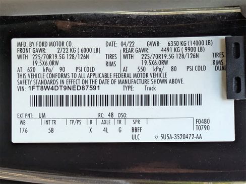 Used 2022 Ford F450 Lariat w/ Lariat Ultimate Package image 45