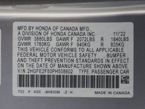 Used 2023 Honda Civic Sport image 45