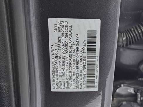 Certified 2023 Honda Pilot Touring image 35