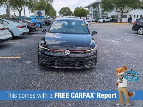 Used 2025 Volkswagen GTI SE w/ SE Leather Seating Package FWD image 2