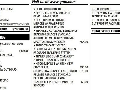 Certified 2024 GMC Yukon XL SLT w/ SLT Premium Package AWD/4WD image 2