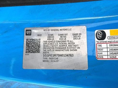 Used 2022 Chevrolet Camaro LT w/ RS Package image 14