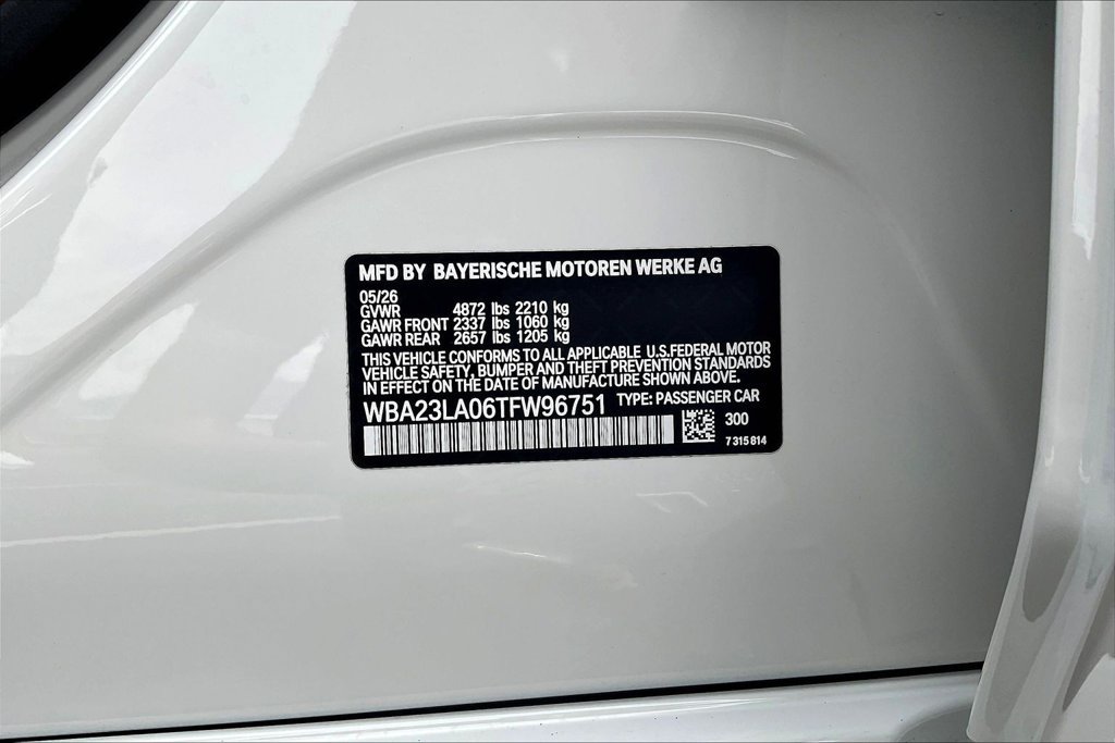 Certified 2026 BMW 330i xDrive Sedan w/ M Sport Package AWD/4WD image 19