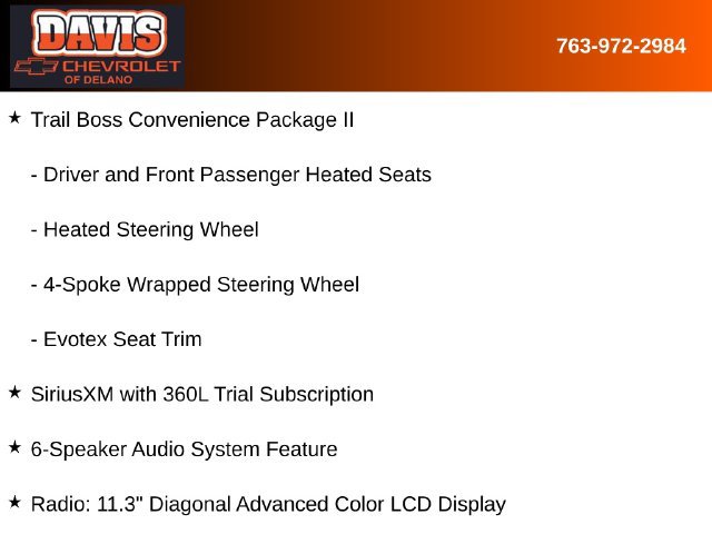 New 2026 Chevrolet Colorado Trail Boss AWD/4WD image 10