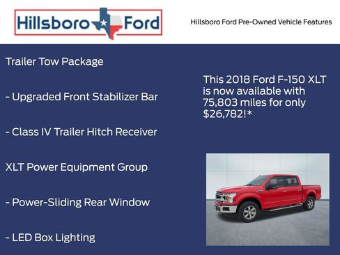 Used 2018 Ford F150 XLT w/ Equipment Group 302A Luxury AWD/4WD image 13